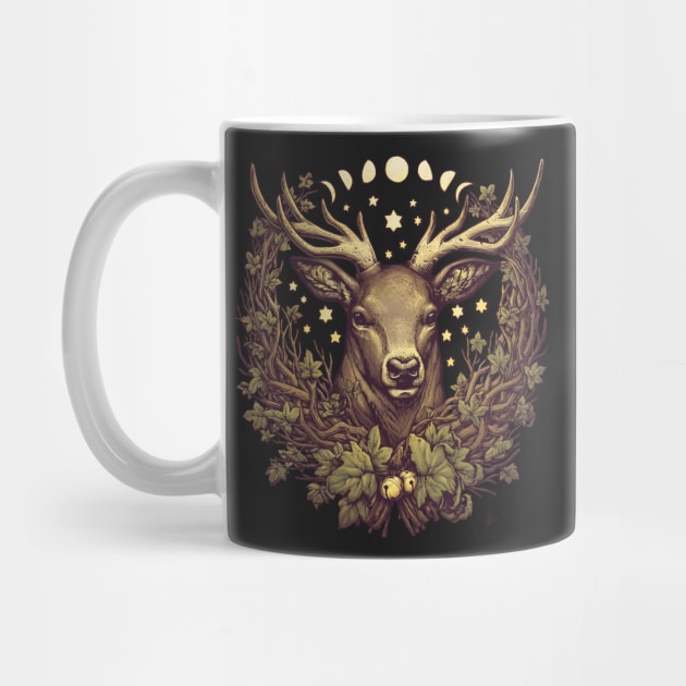 CERNUNNOS STAG by Medusa Dollmaker